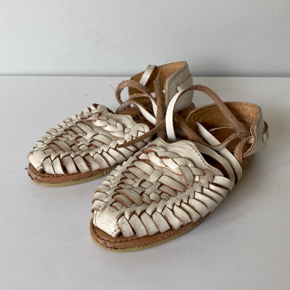 Visar huarache leather kids leather sandals